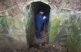کشف بقایای تونل تاریخی دست کَند در گیلان